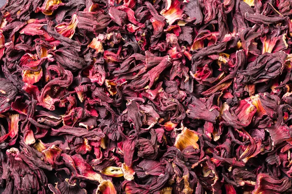 Comida Fundo Textura Chá Floral Seco — Fotografia de Stock