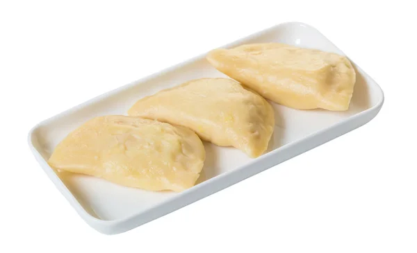 beyaz izole arka plan üzerinde pişmiş köfte