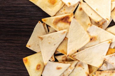 Meksika Mısır cipsi closeup gıda arka plan