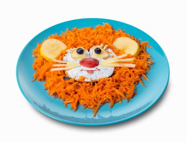 havuç ve elma aslanı