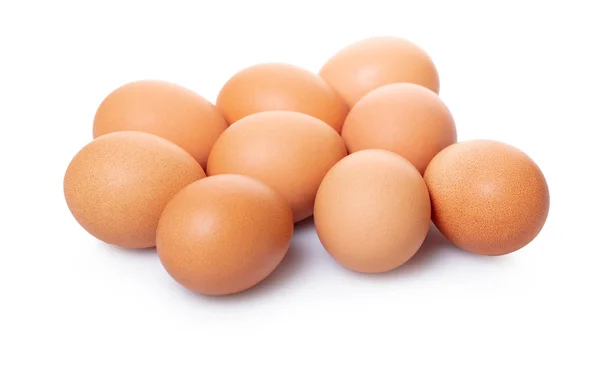 Ovos de galinha close-up — Fotografia de Stock