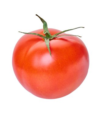 Kırpma yolu ile beyaz izole bir zemin üzerinde domates                                  