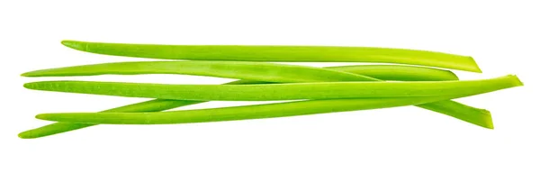 Groene Met Knippad Een Witte Geïsoleerde Achtergrond — Stockfoto