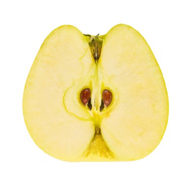 kırpma yolu ile beyaz izole bir arkaplan üzerinde elmalar                               