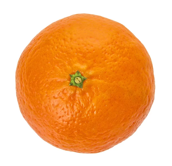 Mandarine Ganz Weiß Isoliert Hintergrund Mit Clipping Pfad — Stockfoto
