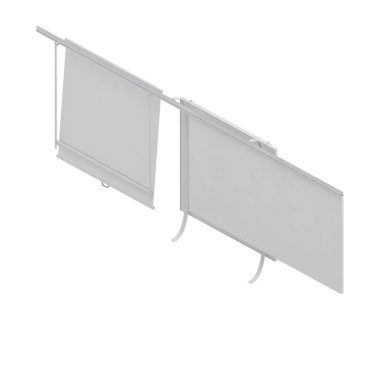 İzometrik 3d render. Senin işin daha iyi sunum için modern ve profesyonel vitrin!
