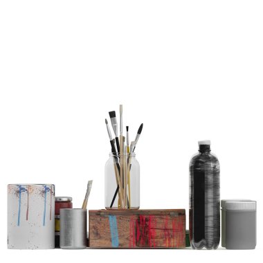 İzometrik 3d render. Senin işin daha iyi sunum için modern ve profesyonel vitrin!