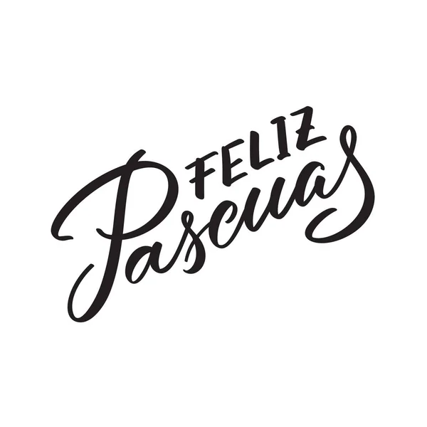 펠리 즈 Pascuas-스페인어에 부활절 인사 — 스톡 벡터