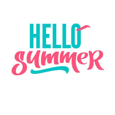 Merhaba yaz parlak el yazma, yazı, hat, tipografi.