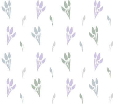 Muscari 'den Dikişsiz desen. Işık, temiz 