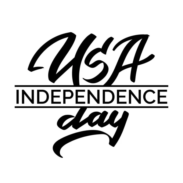 USA Día de la Independencia - tipografía vectorial — Archivo Imágenes Vectoriales