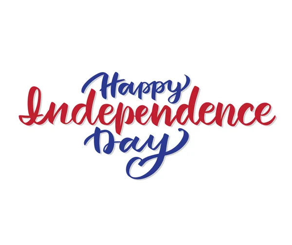 Letras del Día de la Independencia de Estados Unidos — Archivo Imágenes Vectoriales