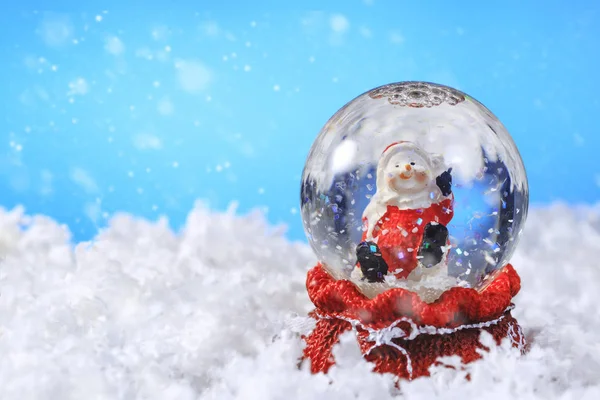 Christmas snow globe — Stock Photo, Image