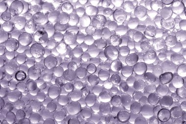 Macro shot of Silica gel granules clipart