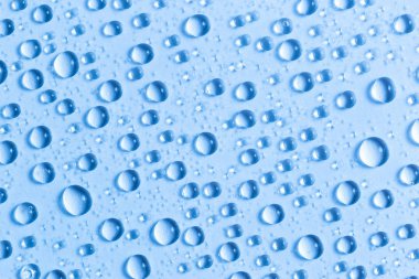 Mavi su damlaları arka plan