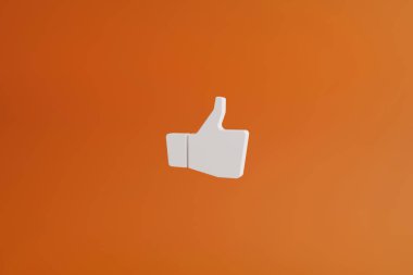3D görüntüleme, turuncu renkli strava içinde kudo simgeleri gibi.