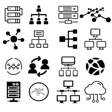 Bilgisayar Server Icon set