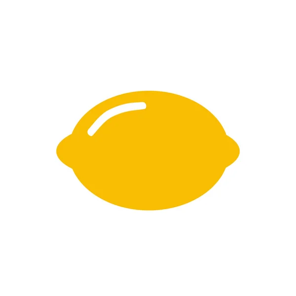 Geïsoleerde Gele Citroen Limoen Vector — Stockvector