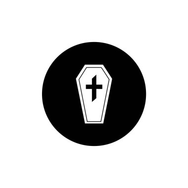 Cadılar Bayramı tabut taşıyıcısı simgesi. Web simgesi