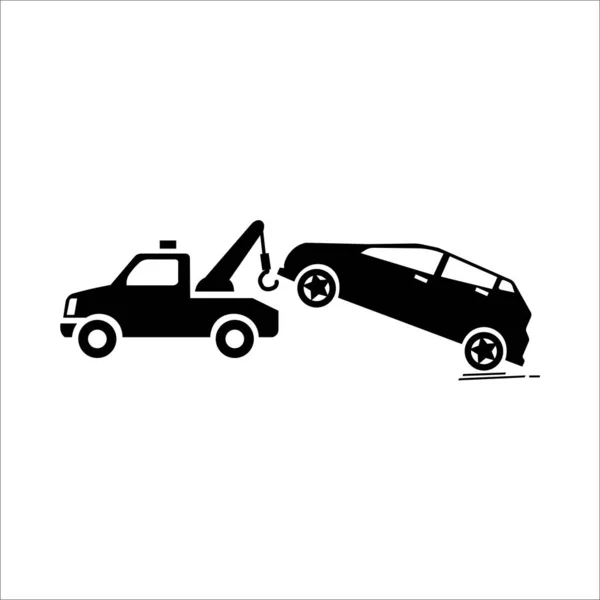 Crash Auto Vector Vaste Pictogrammen — Stockvector