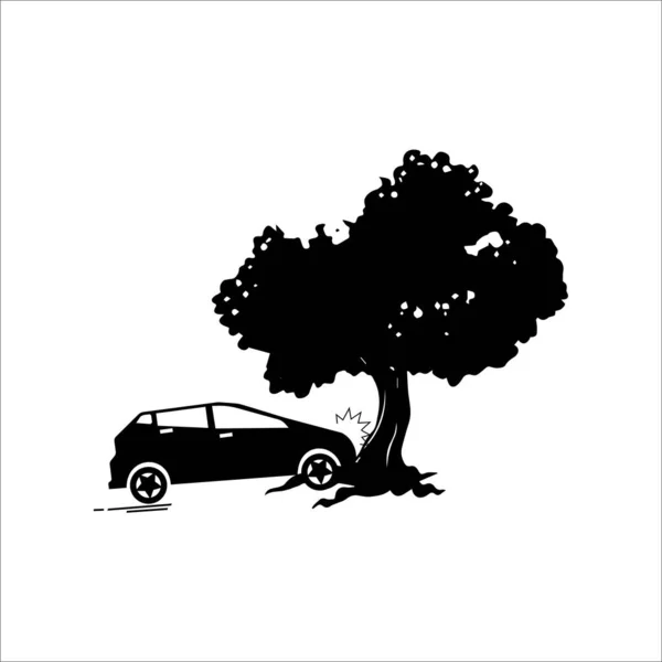 Crash cars vector solid icons — Stock Illustration Crash Cars Vector Solid Icons Royalty Free Stock Illustrations