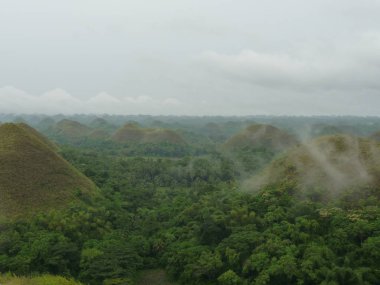 Filipinler, Bohol 'daki ünlü Çikolata Tepeleri.