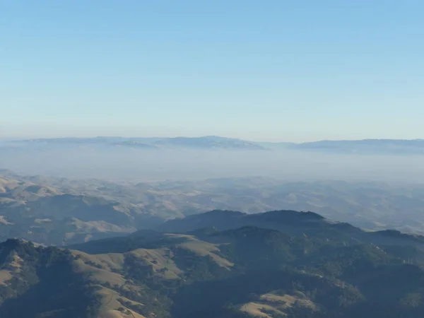 Awesome Θέα Στο Βουνό Φύση Συννεφιασμένο Ουρανό Στο San Francisco — Φωτογραφία Αρχείου