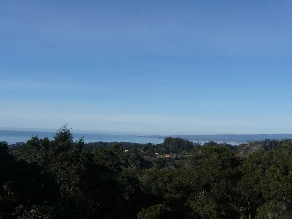 Toller Ozean Mit Glattem Himmel Pacific Coast Highway Zentralkalifornien — Stockfoto
