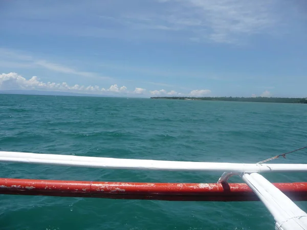 Vue Imprenable Sur Océan Ciel Étonnant Dans Région Des Visayas — Photo