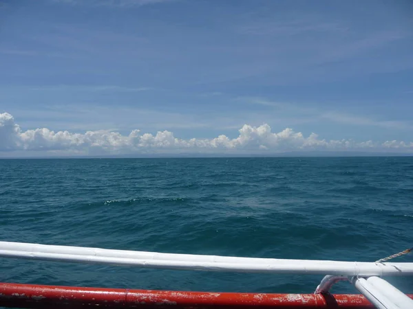 Vista Espectacular Mar Con Cielo Asombroso Región Visayas Filipinas 2009 — Foto de Stock