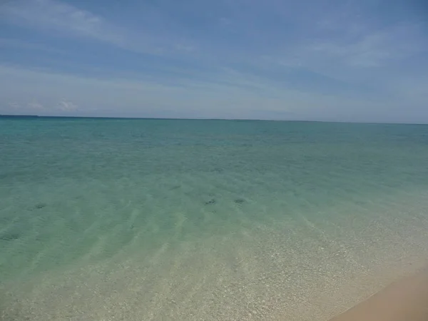 Vue Imprenable Sur Océan Ciel Étonnant Dans Région Des Visayas — Photo