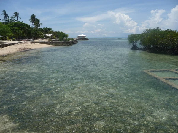 Toller Meerblick Mit Atemberaubendem Himmel Der Visayas Region Der Philippinen — Stockfoto