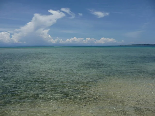 Niesamowity Widok Ocean Niesamowitym Niebem Regionie Visayas Filipin 2009 — Zdjęcie stockowe
