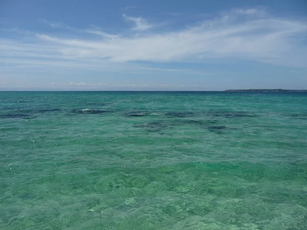 Vue Imprenable Sur Océan Ciel Étonnant Dans Région Des Visayas — Photo