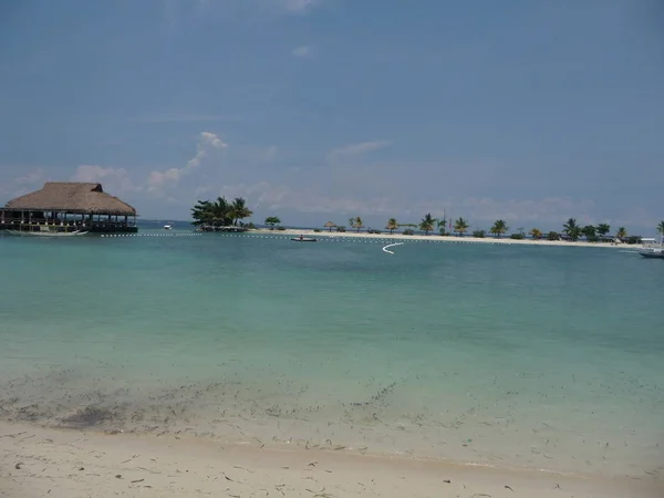 Incredibile Oceano Con Sfondo Cielo Liscio Sull Isola Cebu Regione — Foto Stock