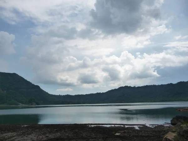 Pohled Taal Lake Filipíny 2009 — Stock fotografie