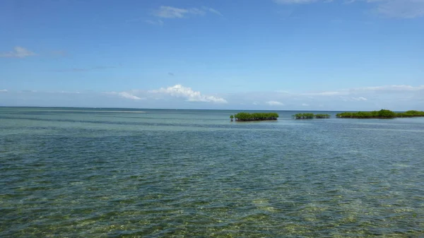 Vista Incrível Oceano Com Ondas Tranquilas — Fotografia de Stock