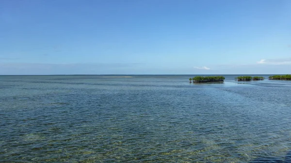 Sakin dalgalar ile muhteşem okyanus manzarası
