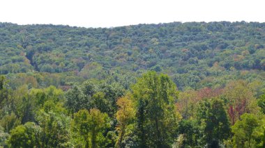 Muhteşem doğa dağ manzaralı açık gökyüzü