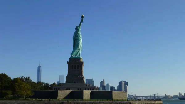 Frihetsgudinnan New York Usa — Stockfoto