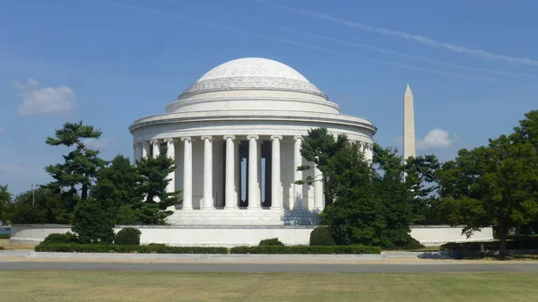 Vista Panorámica Casa Blanca Luz Del Sol Washington — Foto de Stock