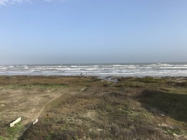 Muhteşem okyanus manzarası ile muhteşem gök