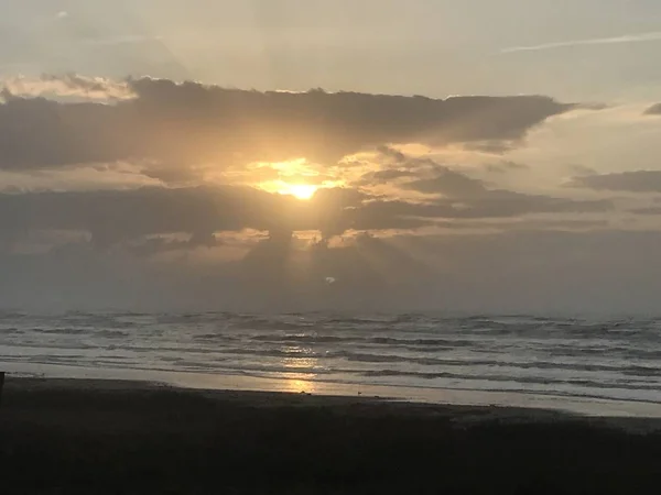 Vista Incrível Oceano Com Céu Incrível — Fotografia de Stock