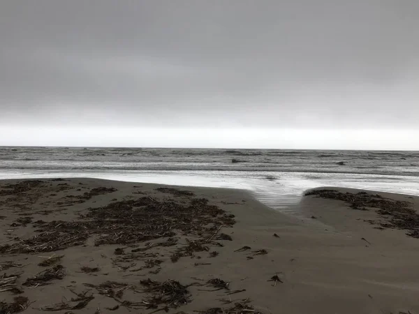 Дивовижний Вид Океан Дивовижним Небом — стокове фото