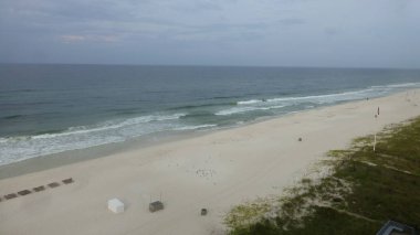 Muhteşem okyanus manzarası ile muhteşem gök