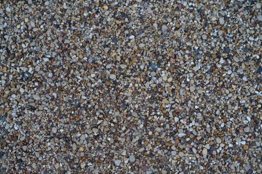 sahil şeridi nde küçük taşlar