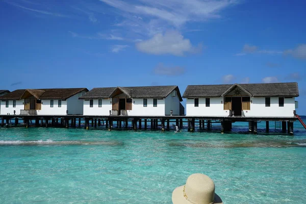 Authentic Huts Water Hat Foreground — Stock Photo, Image