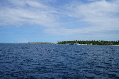 Maldivler Hint Okyanusu güzel görünümü 