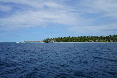 Maldivler Hint Okyanusu güzel görünümü 