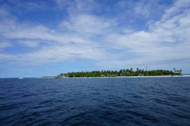 Maldivler Hint Okyanusu güzel görünümü 